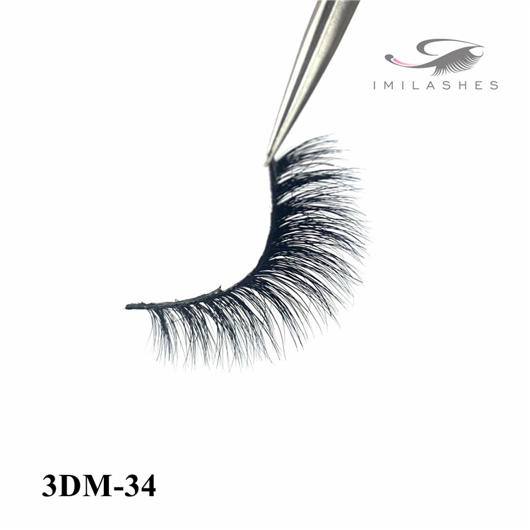 Luxurious messy fluffy thick mink lashes wholesale-V