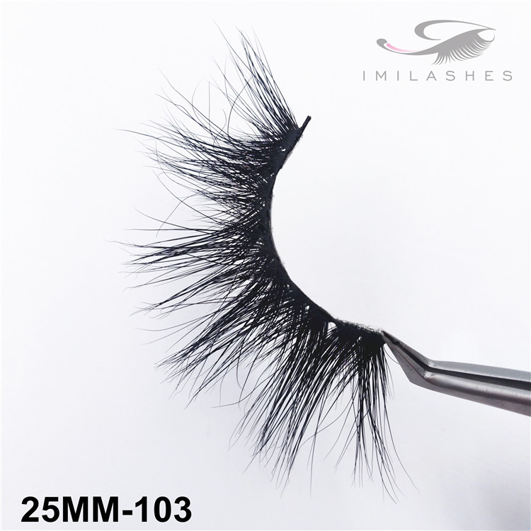 Luxury handmade wispy Siberian mink false eyelashes wholesale-V