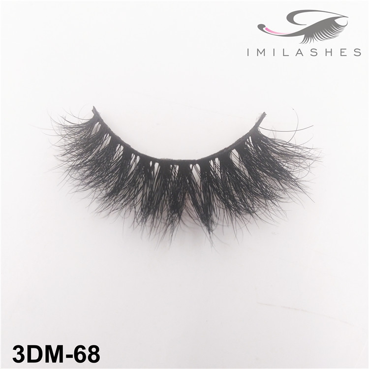 Handmade natural look fluffy lashes wholesale-V