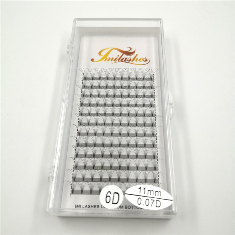 6d volume eyelash extensions premade fans factory - A