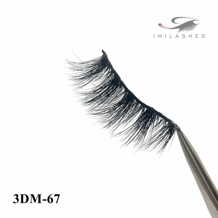 OEM private label  natural 3D mink eyelashes-L