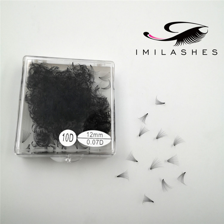 Wholesale best loose volume pre made lash fans for natural set-V