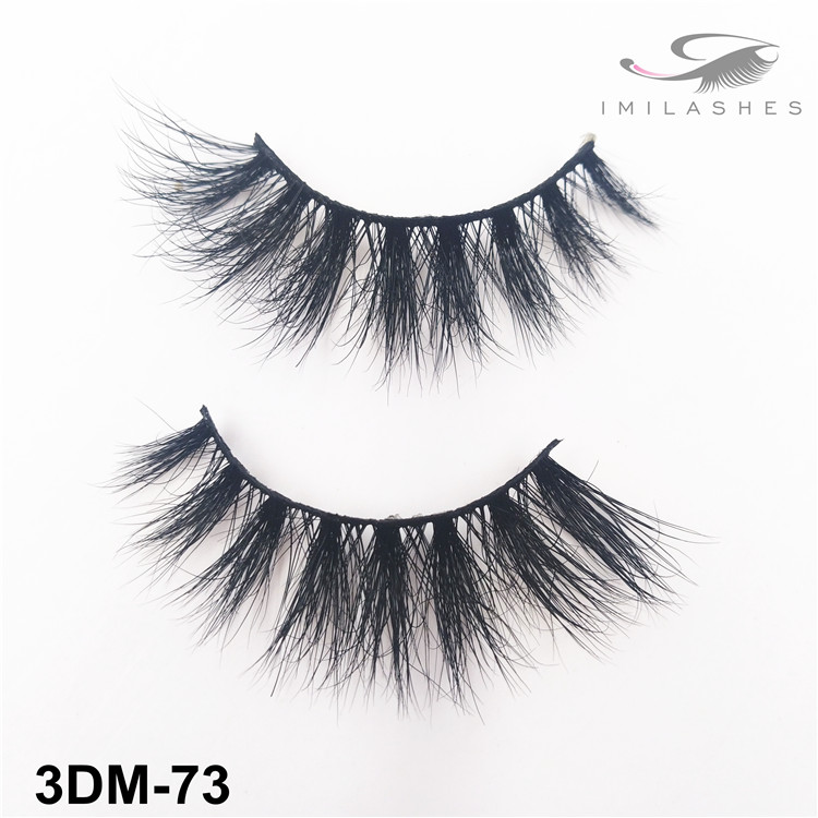 Wispy natural faux mink eyelashes wholesale-V