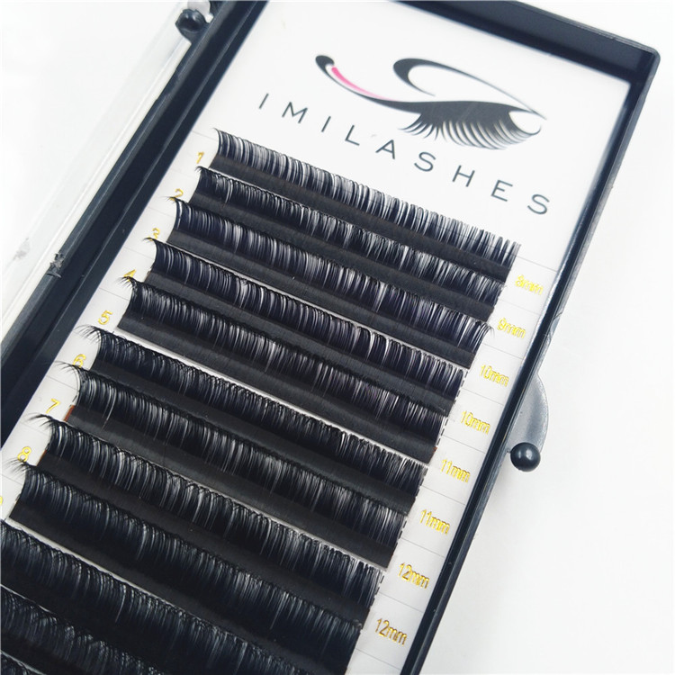 Soft 0.05mm DD curl 8-15mm mix length volume lashes wholesale-V