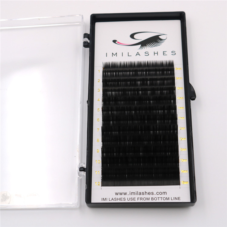 Lash extensions vendor wholesale good 0.15 C ellipse flat lashes-V