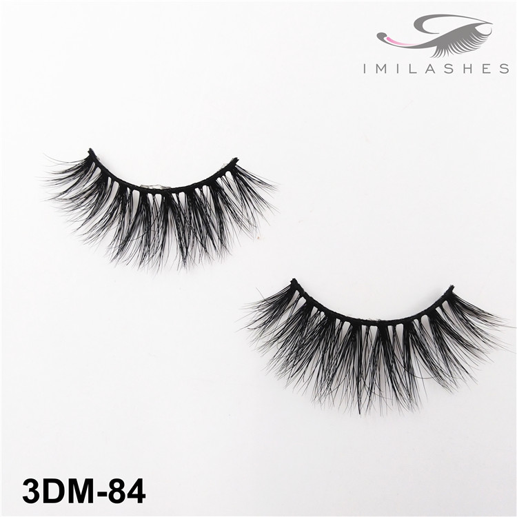 Handmade wispy natural look fake lashes wholesale-V 