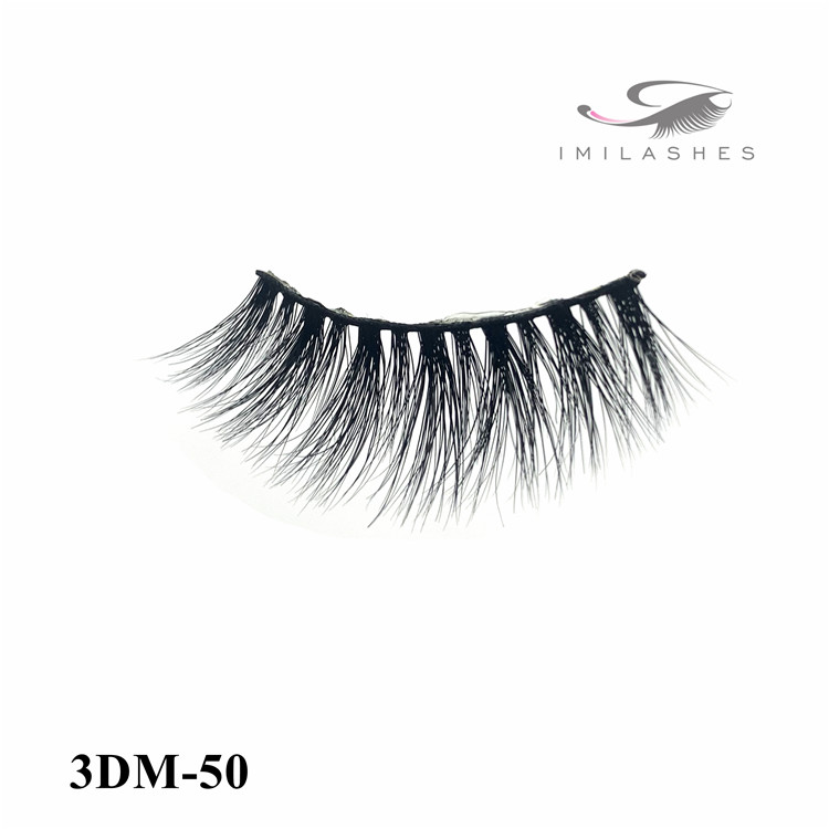 Alluring soft luxury mink fur false eyelashes wholesale-V