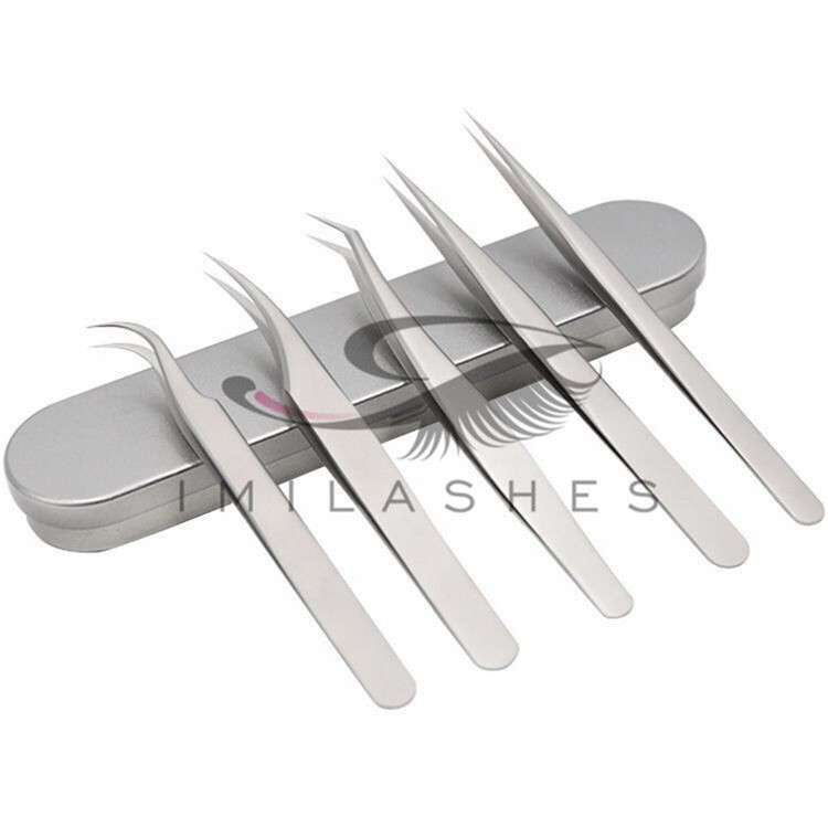 High quality eyelash extensions tweezers wholesale-V