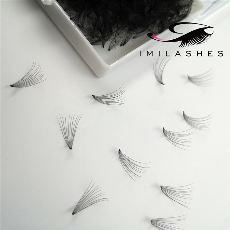 High quality handmade 10D pre made loose fan lashes wholesale-V