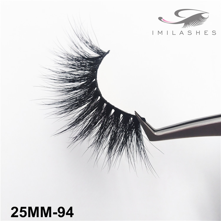 Reusable fluffy mink false lashes bulk wholesale-V