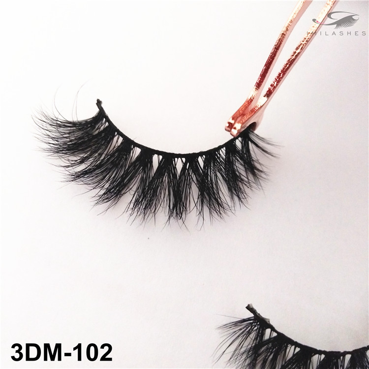 Handmade soft volume 3D mink eyelashes wholesale-V 