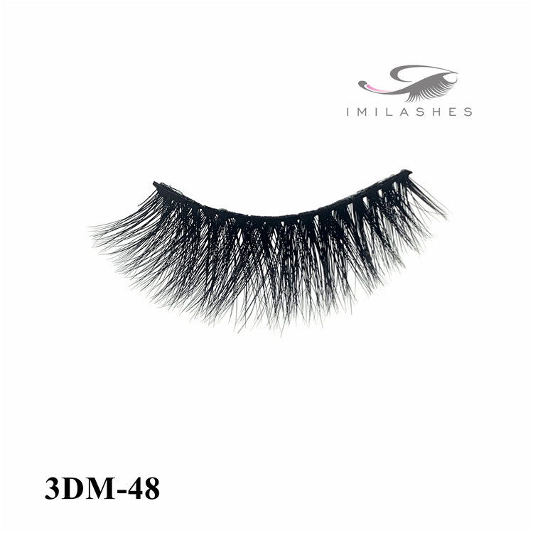 Permanent cruelty free 3d mink eyelashes manufacturer-L