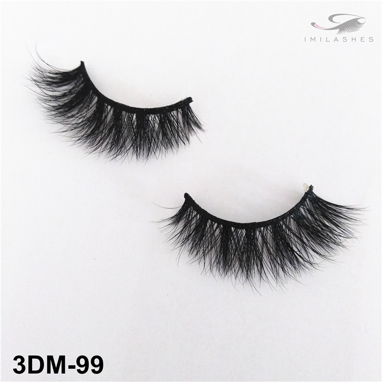 3D mink natural handmade eyelashes wholesale-V 