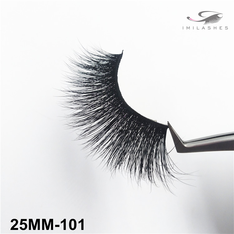 Thick dramatic 25mm mink lashes supply-V