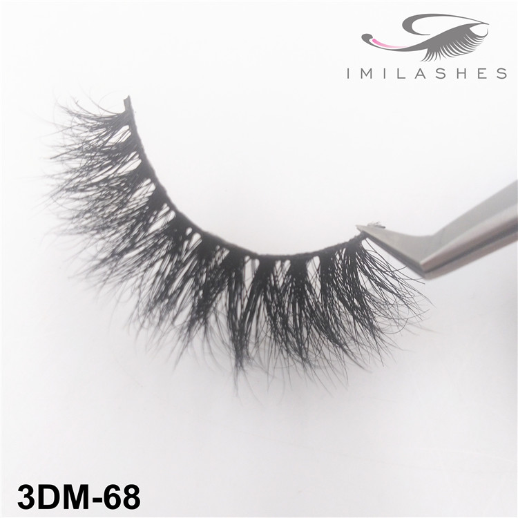 Handmade natural look fluffy lashes wholesale-V