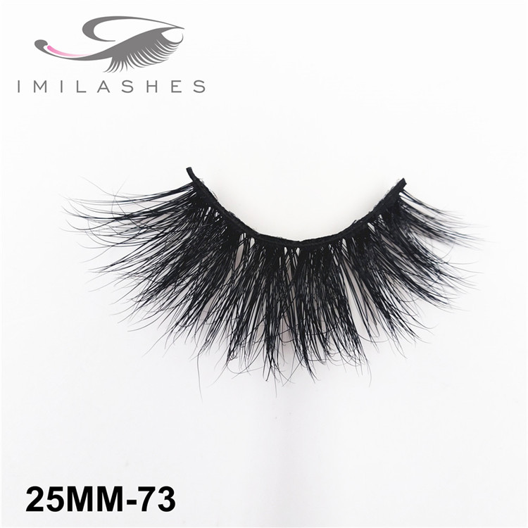 Beautiful fake 3D mink 25mm lashes wholesale-V