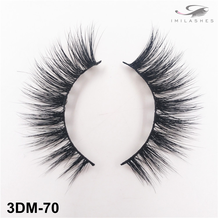 Fluffy natural look mink lashes wholesale-V 