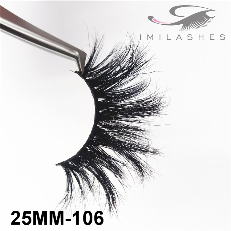 Multi-layered fluffy faux mink eyelashes wholesale-V