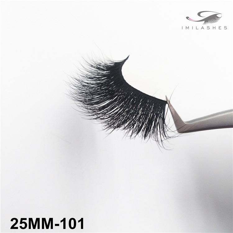 Thick dramatic 25mm mink lashes supply-V