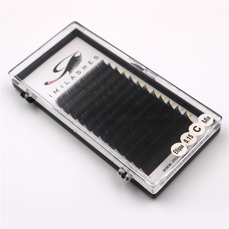 Flat ellipse korean eyelash extensions wholesale - A