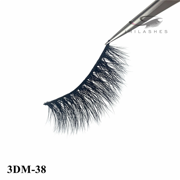 How to apply 3d lash extensions and fluffy mink lashes wholesale-D