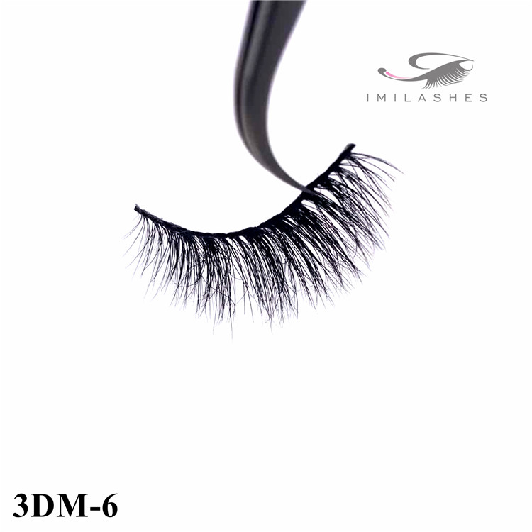 Good natural looking fake 3d real mink strip lashes - A