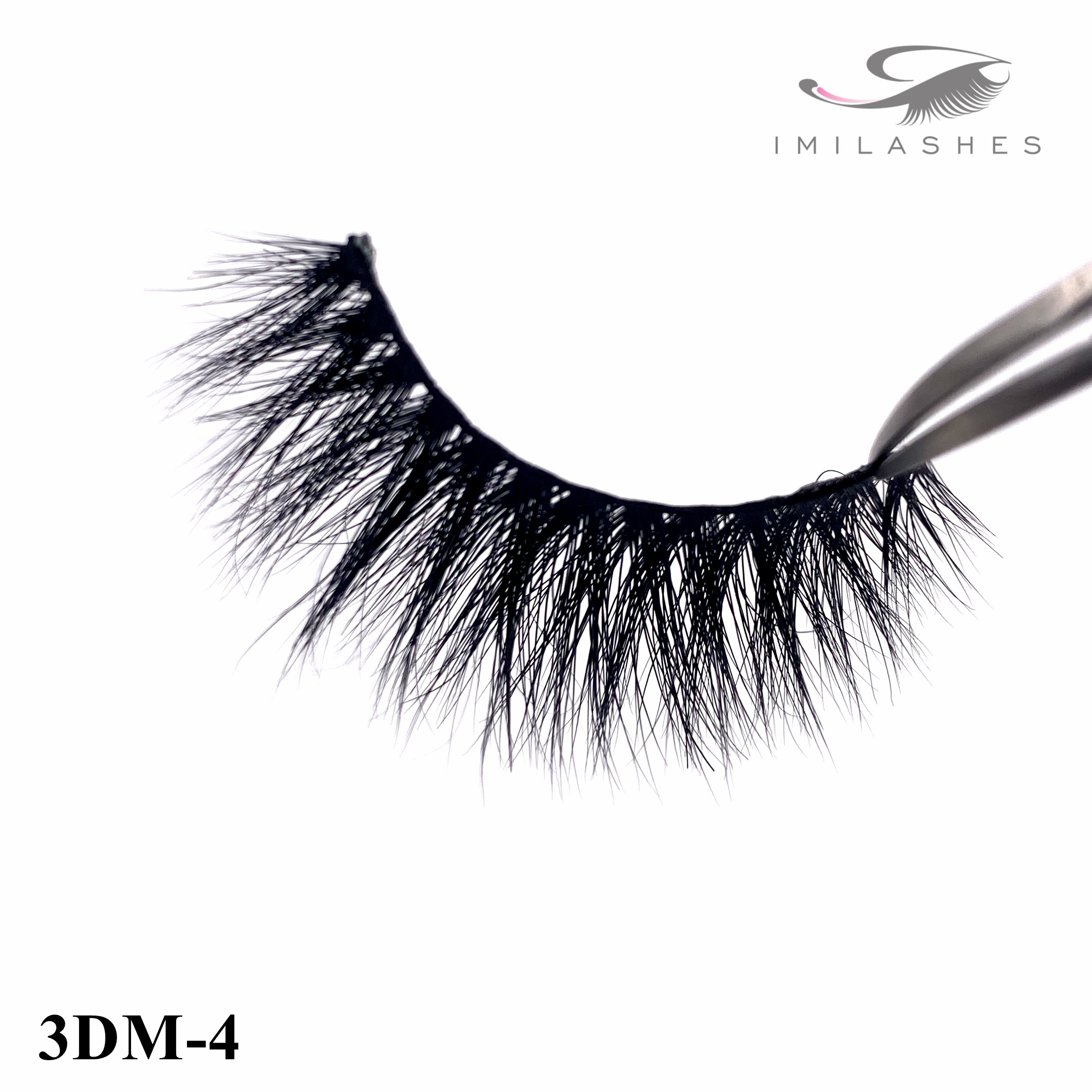 Dramatic real mink strip lashes wholesale - A