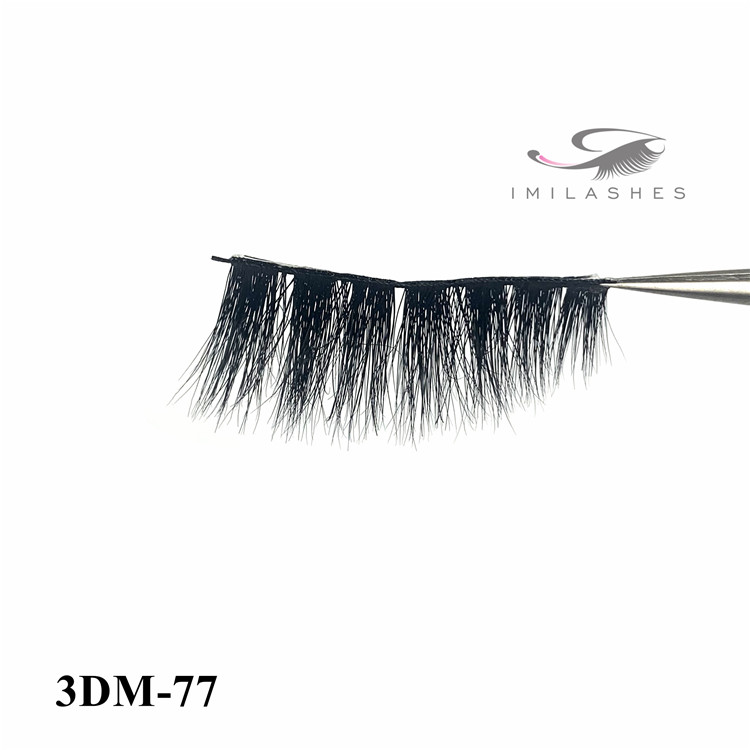 Multi layered fluffy volume natural look faux mink lashes wholesale-V