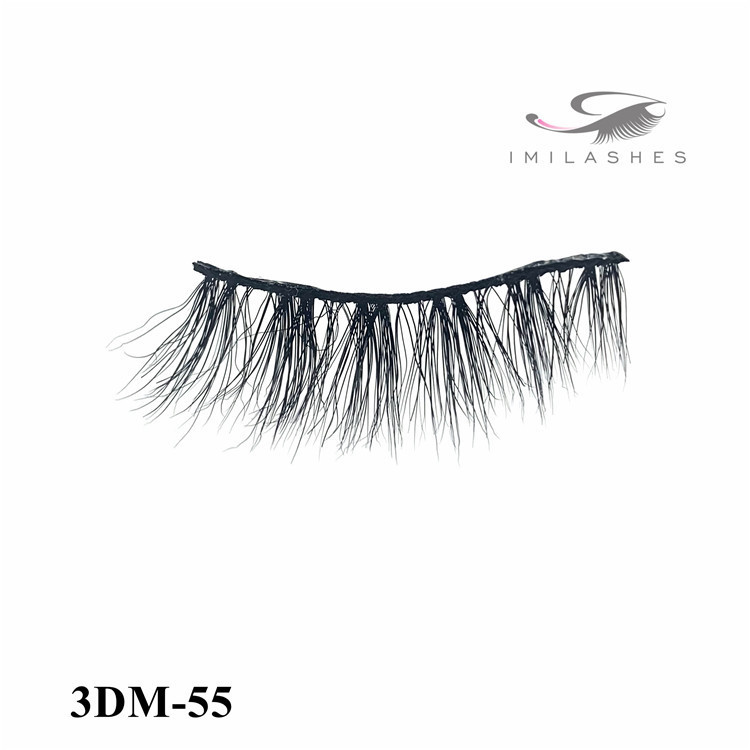 Wholesale thick fluffy full strip wispy 3d mink lashes-L