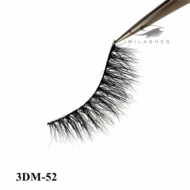 High quality real mink fur fake lashes wholesale-V