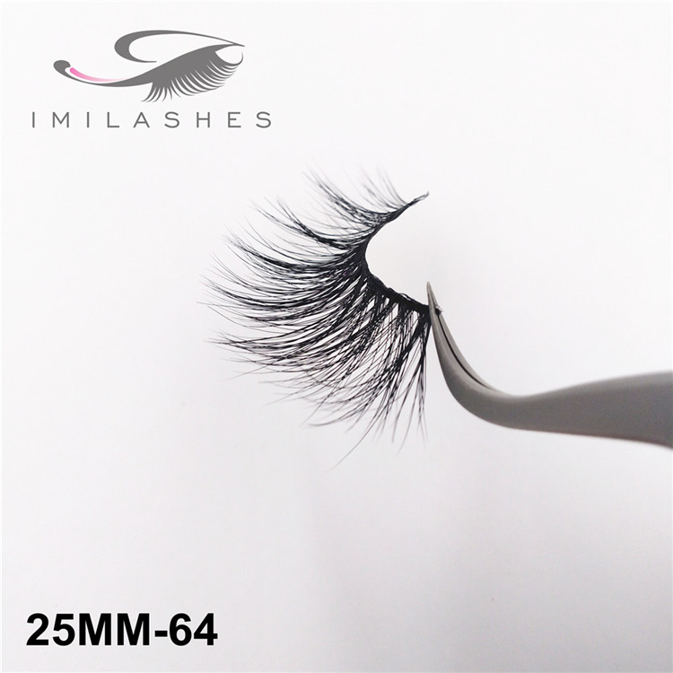 Various natural 25MM mink false lashes wholesale USA -V