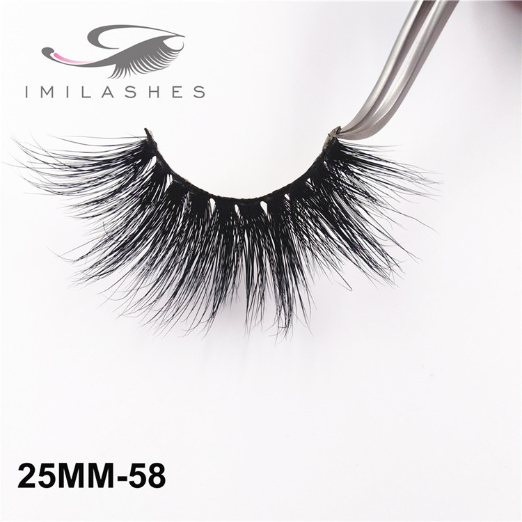 Long lasting beautiful 25MM mink lashes wholesale-V