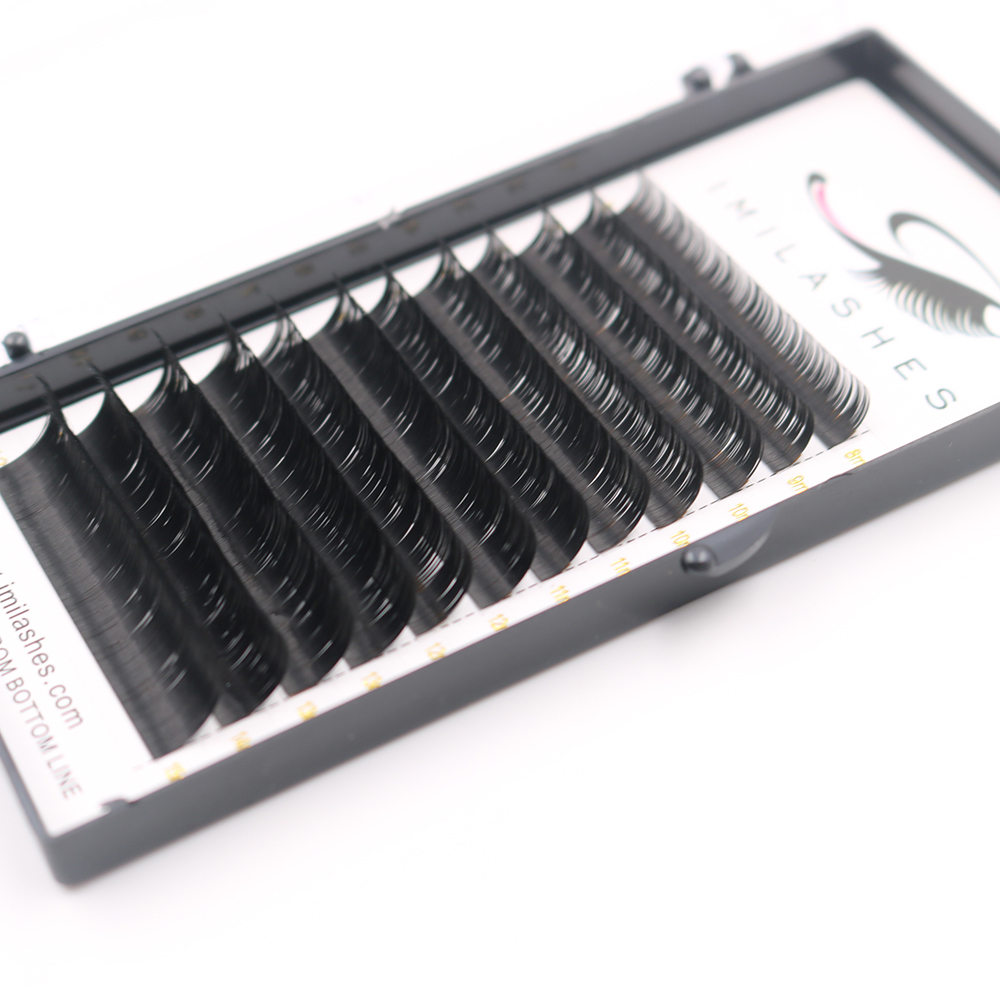 Factory pure handmade oem 0.07 eyelash extensions supplier-L