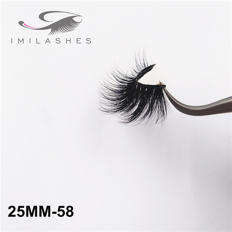 Long lasting beautiful 25MM mink lashes wholesale-V