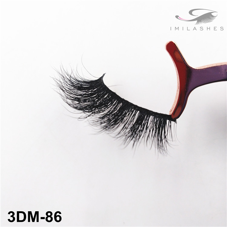 Comfortable fluffy and full mink lashes wholesale-V