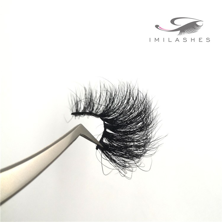 Long full set 25mm real mink lashes manufacturer - A