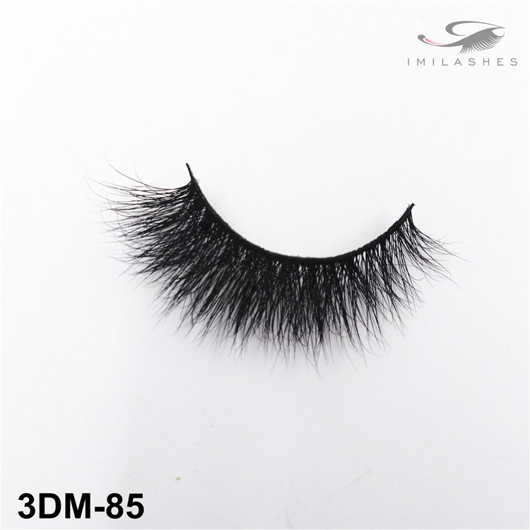 Short soft reusable black cotton eyelash wholesale-V