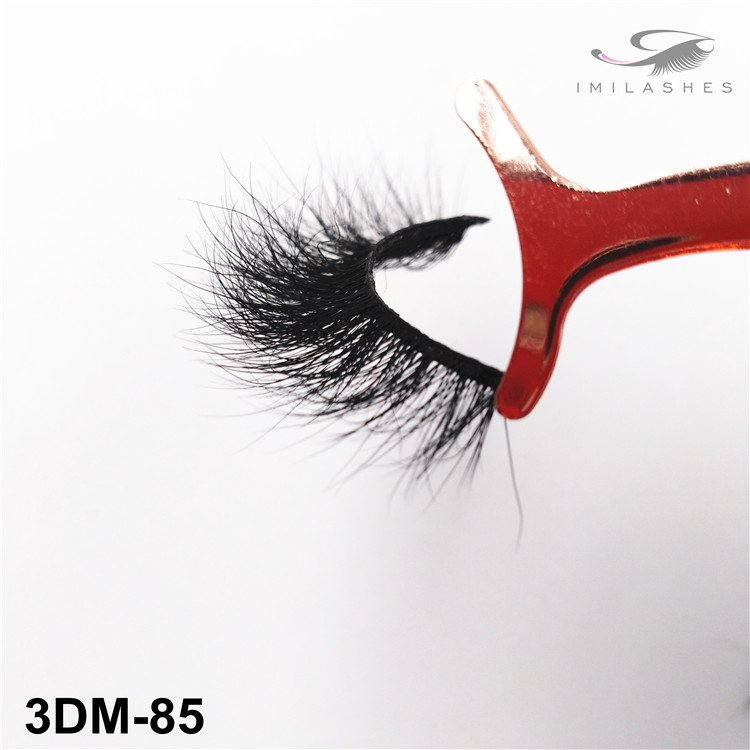 Short soft reusable black cotton eyelash wholesale-V