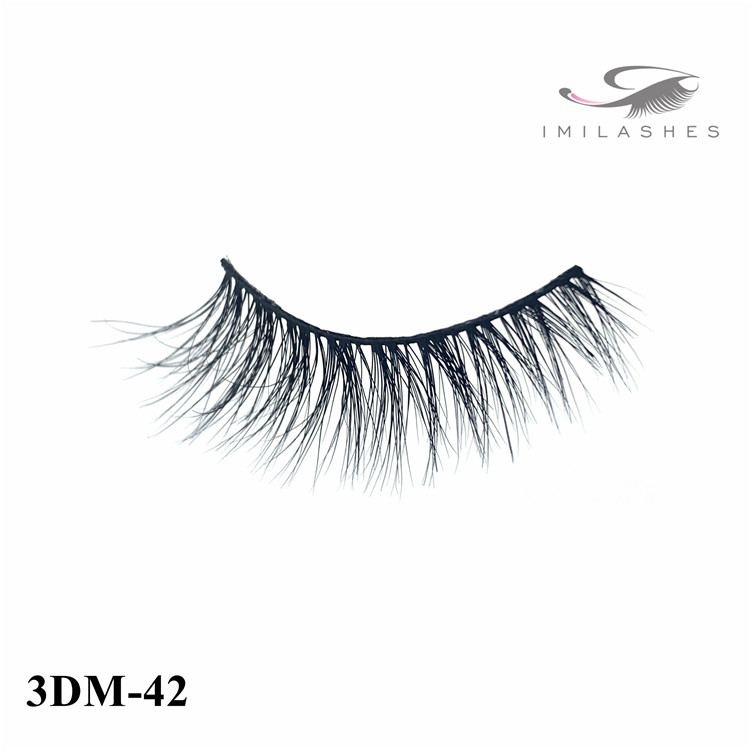 Natural 3d mink fake eyelashes suppliers - A