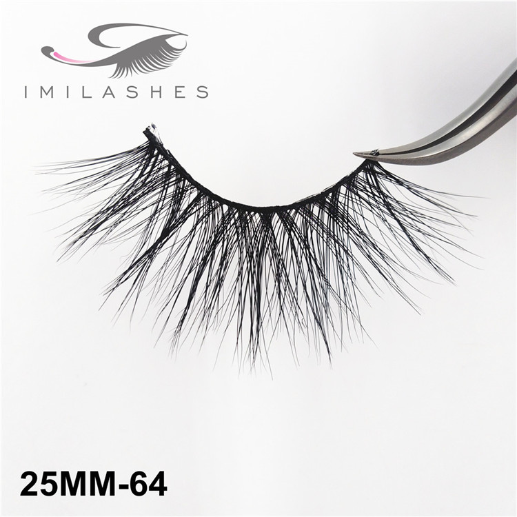 Various natural 25MM mink false lashes wholesale USA -V