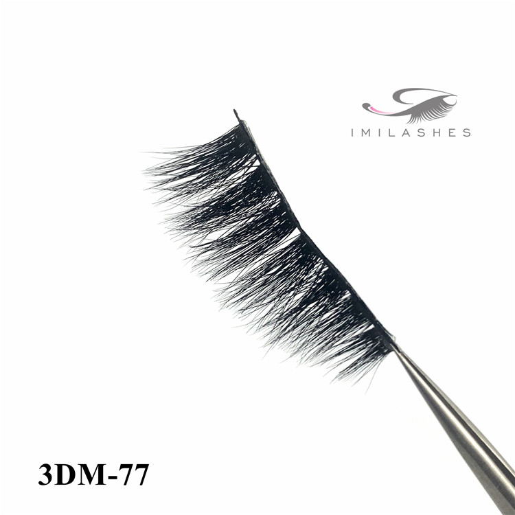 Premium pure handmade silk 3D mink lashes supplier-L