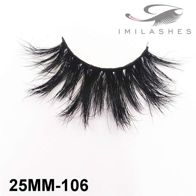 Multi-layered fluffy faux mink eyelashes wholesale-V