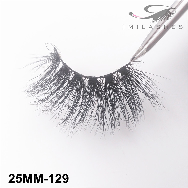 25mm 5D long fluffy mink hair false eyelashes wholesale-V