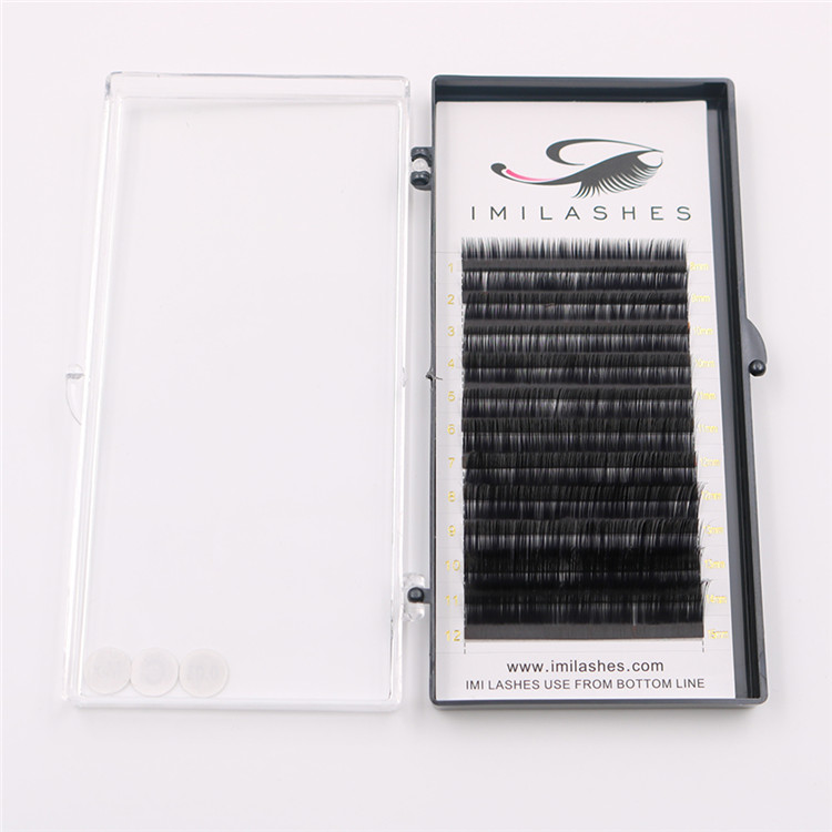 Wholesale 0.05C mix 12 rows normal soft label individual eyelash extension-L