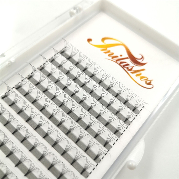 New style mink volume premade fans lashes vendor-L