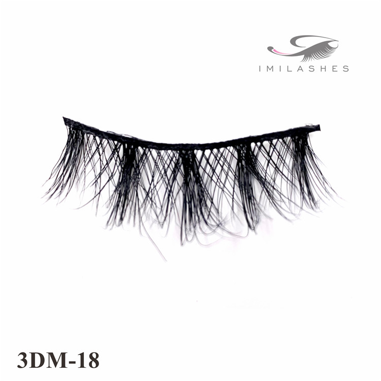 Genuine curl siberian mink hair fashion fake lashes wholesale-V