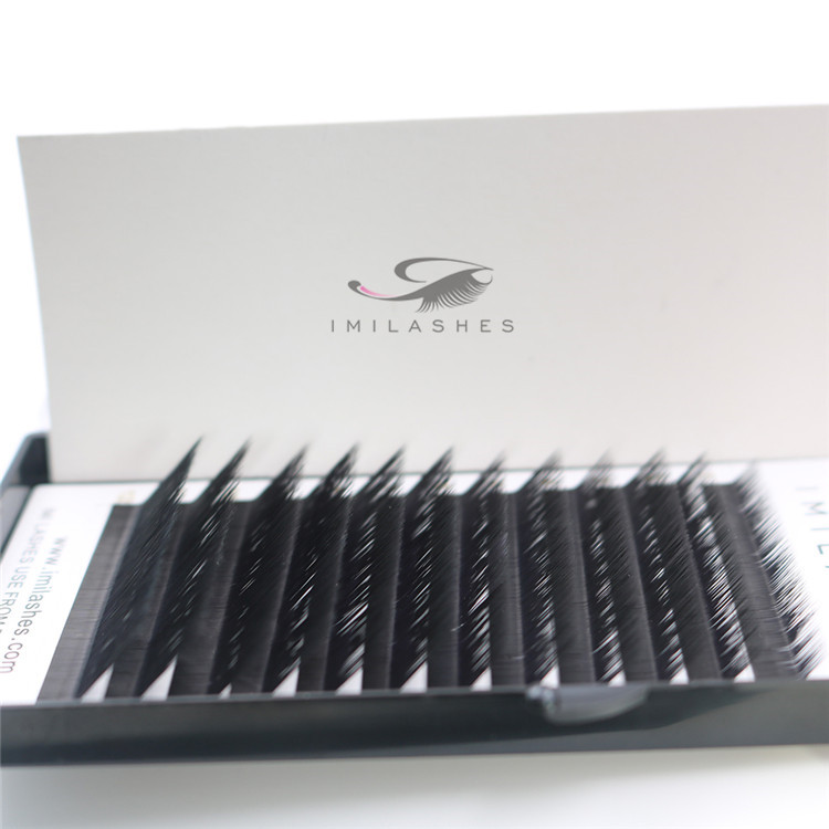 Professional salon use L curl individual lash extensions wholesale-V