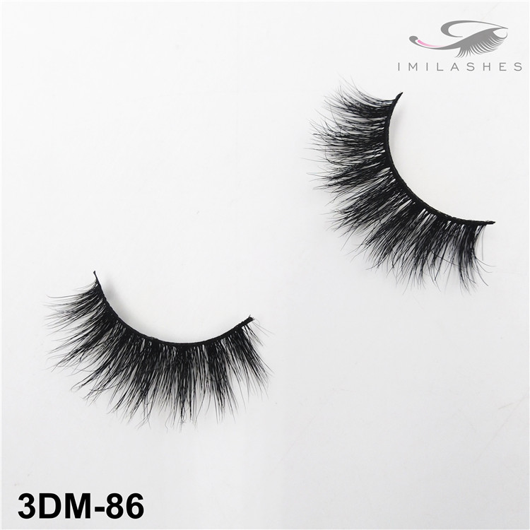 Comfortable fluffy and full mink lashes wholesale-V