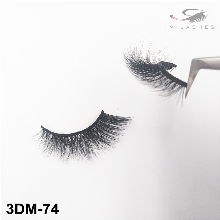 Handmade wispy mink hair eyelashes supply-V