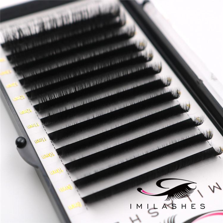 Soft easy fan blooming lash extensions wholesale-V